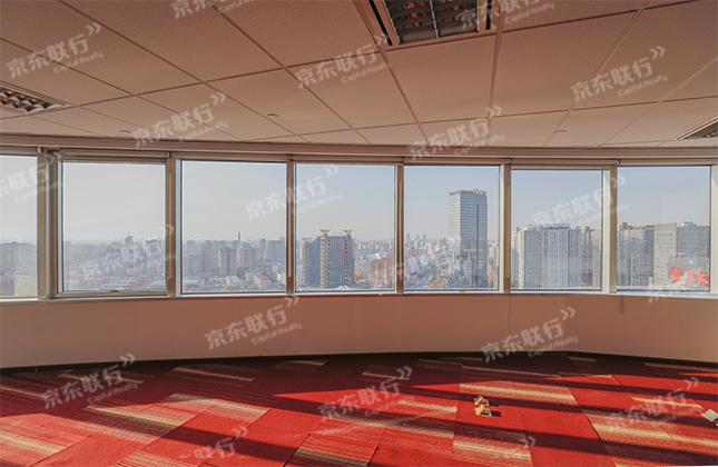 朝阳区-三元桥-南银大厦-写字楼出租-豪装-1206㎡