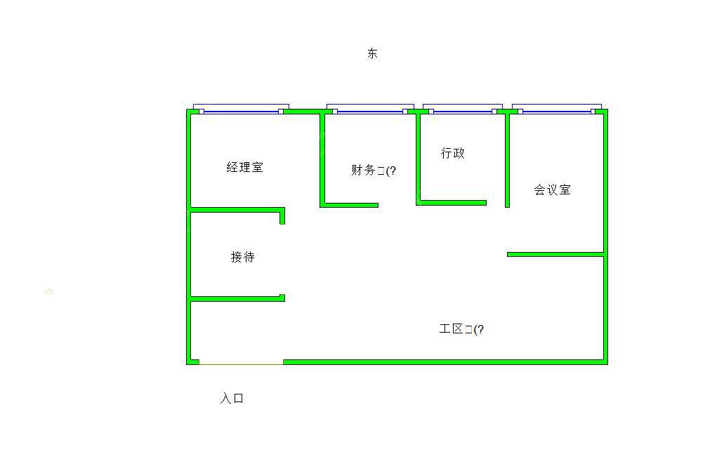 朝阳区-劲松-富顿中心-写字楼出租-精装-203㎡