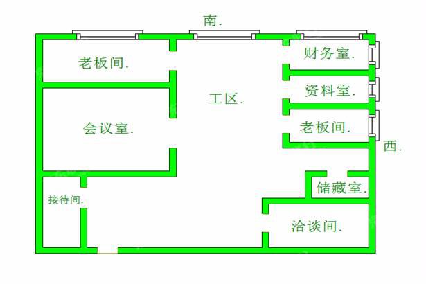 朝阳区-四惠-华业国际-写字楼出租-简装-540㎡