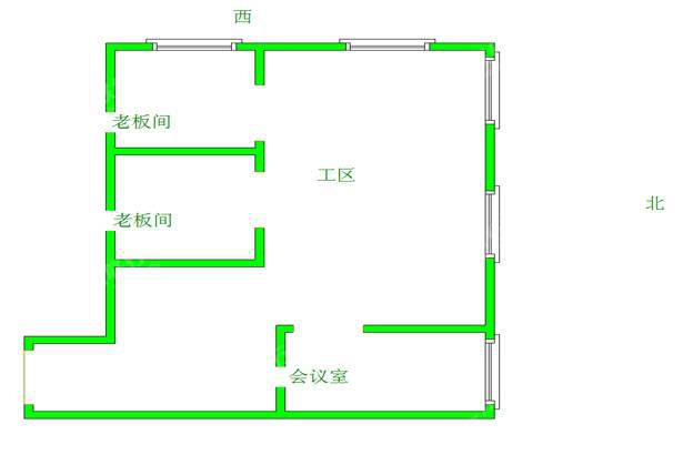 朝阳区-亮马桥-琨莎中心-写字楼出租-精装-162㎡